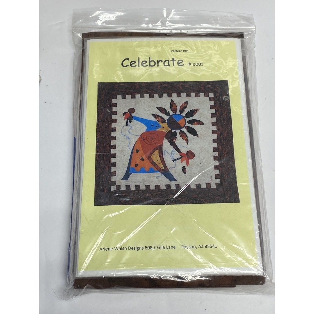 Celebrate Arlene Walsh Designs Feast Day Dancer Kachina Pattern and Fabric Kit
